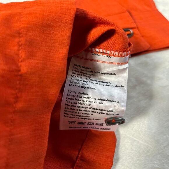 Outdoor Research Performance Button Up Shirt Men's M Orange Nylon Vents UPF50 - Picture 8 of 12